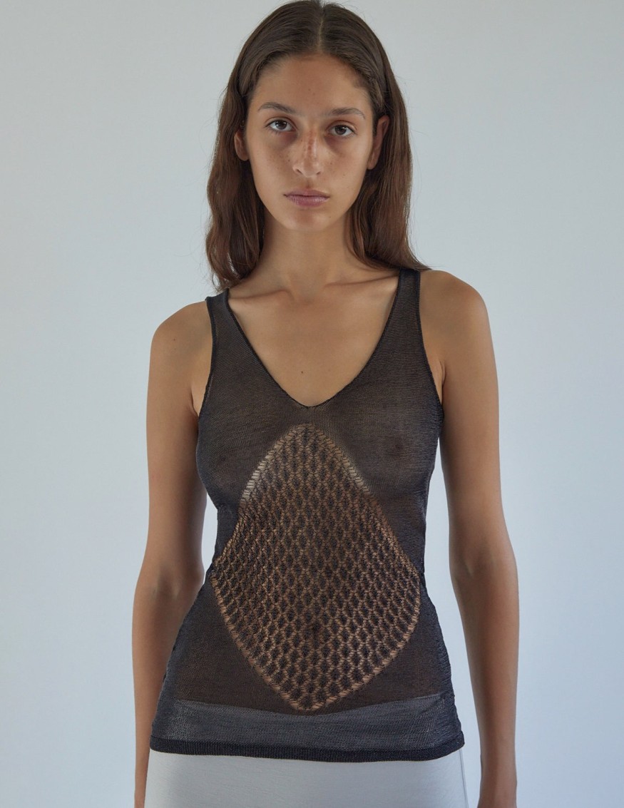 Paloma Wool Lupita Fitted Knitted Top With Thin Straps