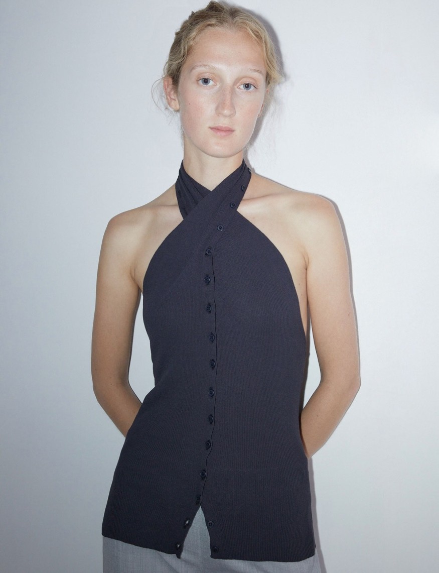 Paloma Wool Alice Crossed Halter Top