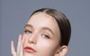 Elegant Portrait of a Young Woman with Clean Makeup