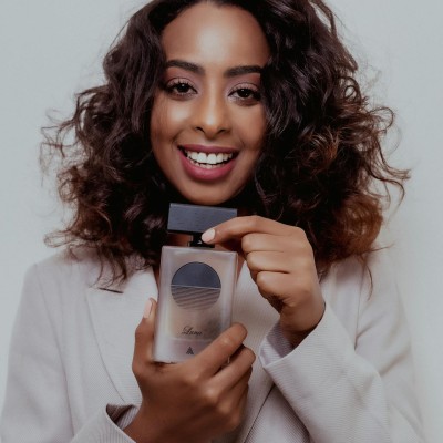 Woman with middle eastern perfume