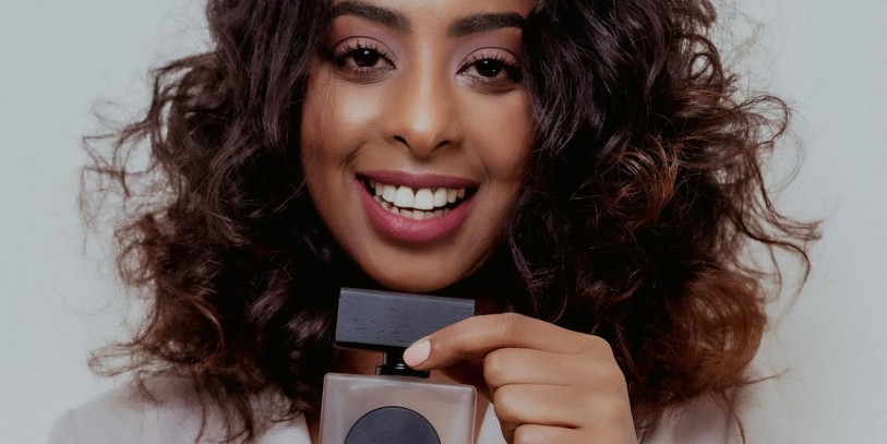 Woman with middle eastern perfume