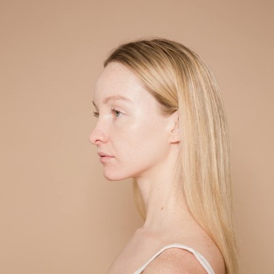 Woman with long hair