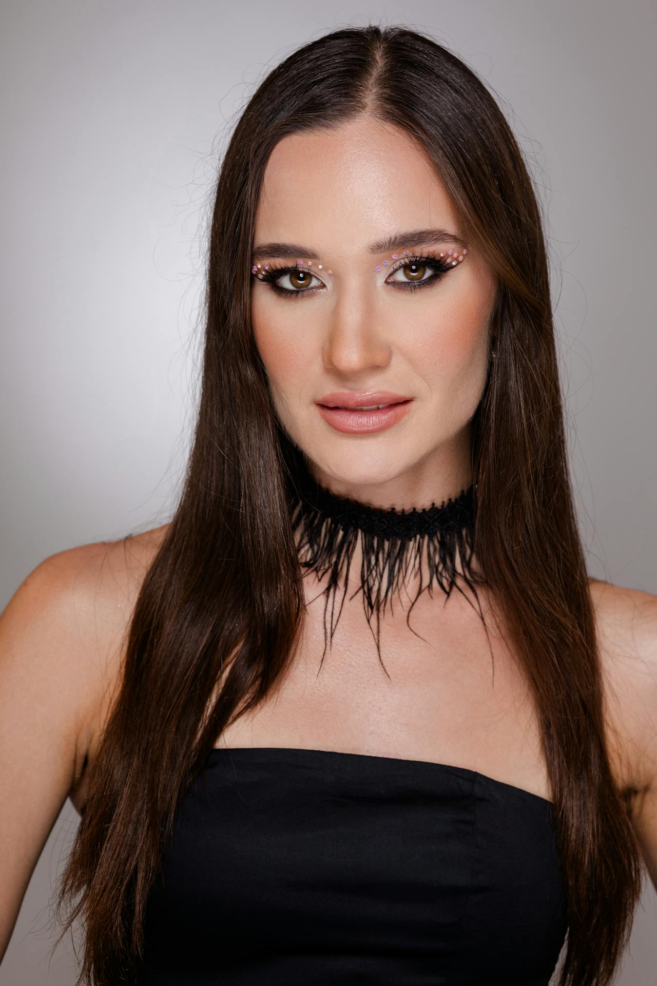 Glam makeup