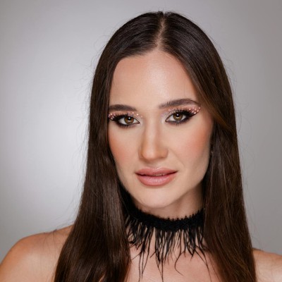 Glam makeup