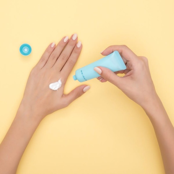 Hand with cream
