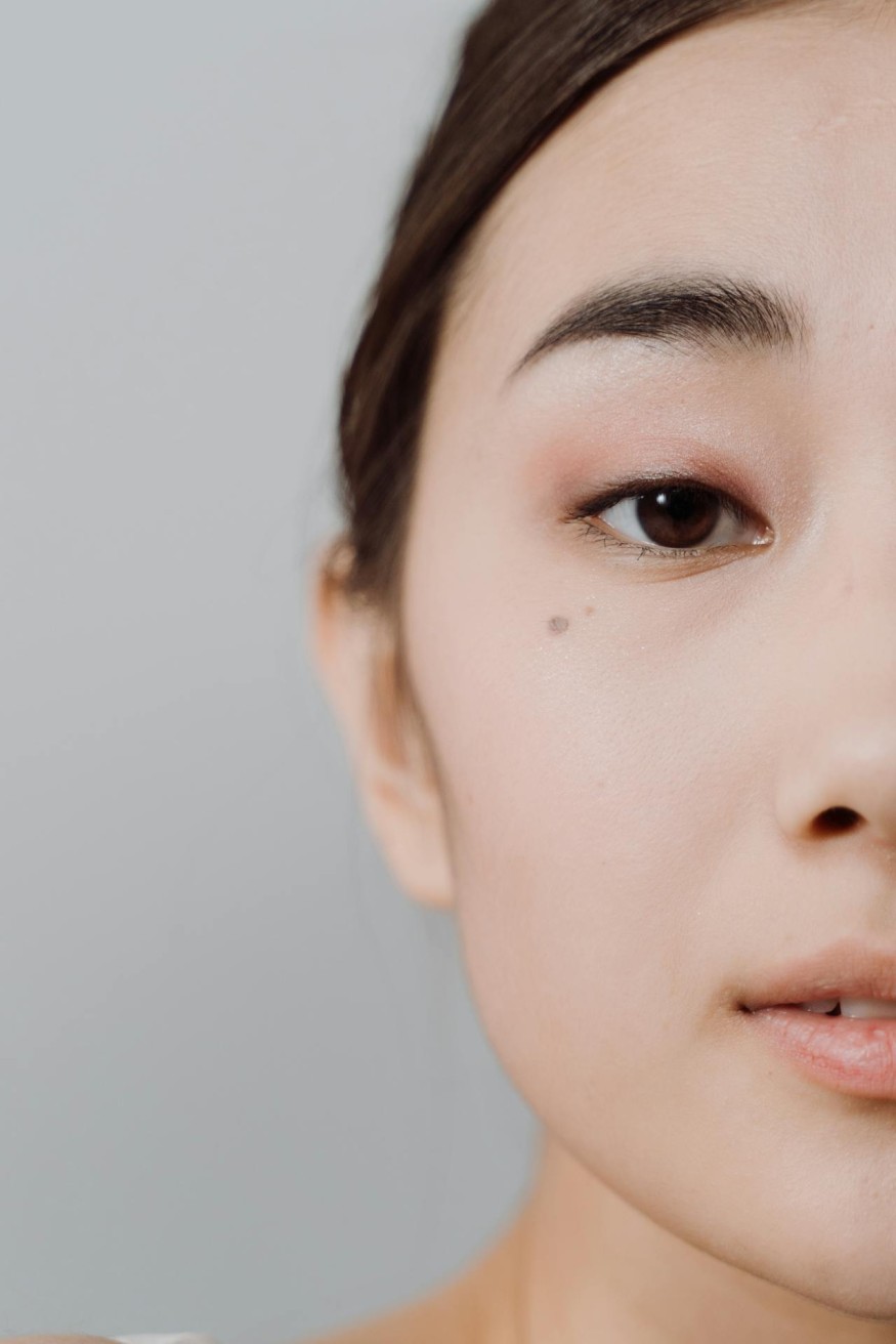 Face up close