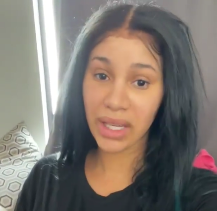 Cardi B Goes Makeup Free On Instagram