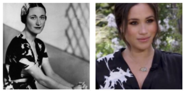 Wallis Simpson and Meghan Markle