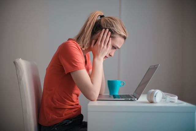Girl with Bad Posture