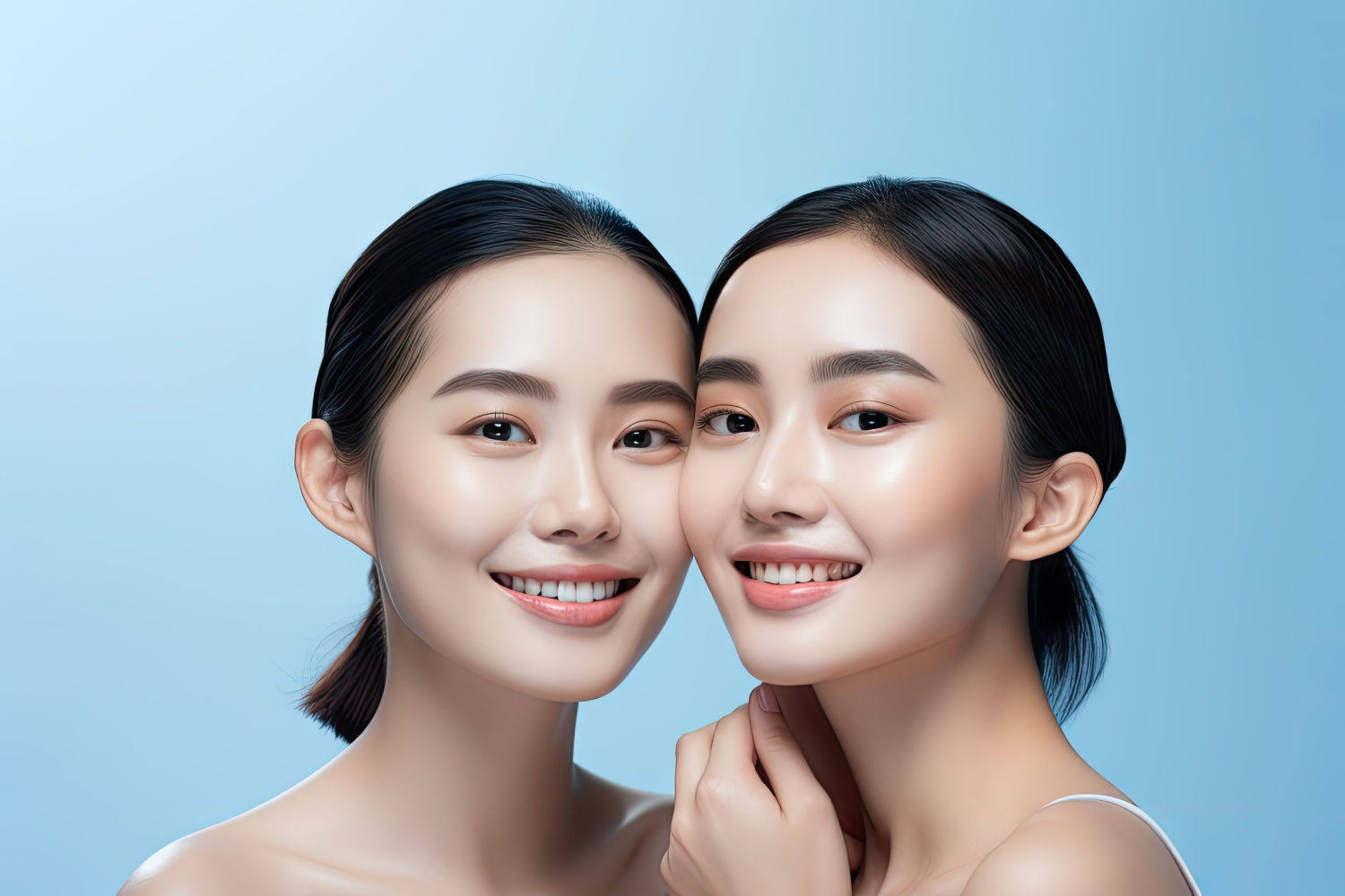two women - skin care