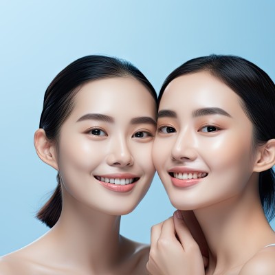 two women - skin care