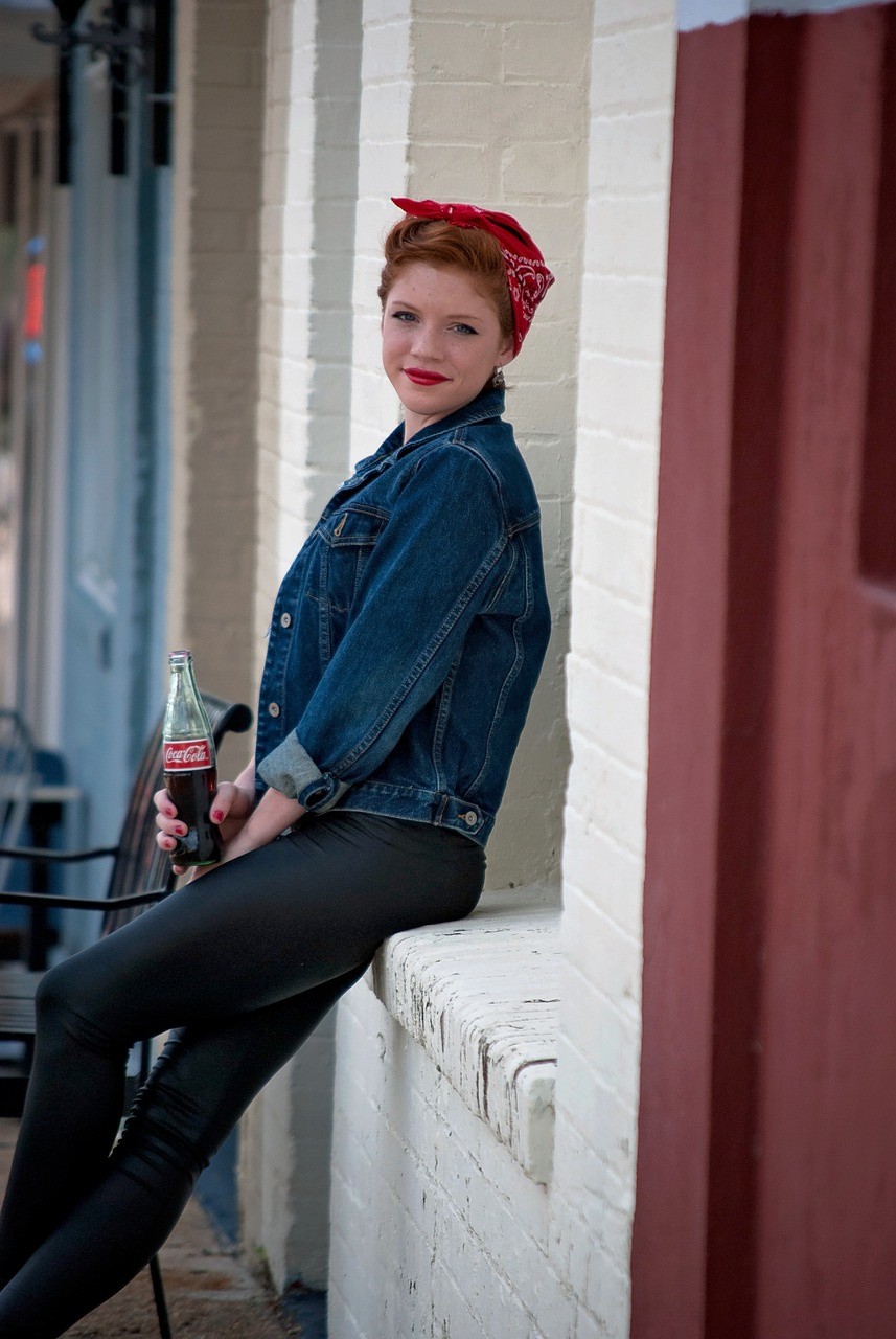 1950's bandana hair
