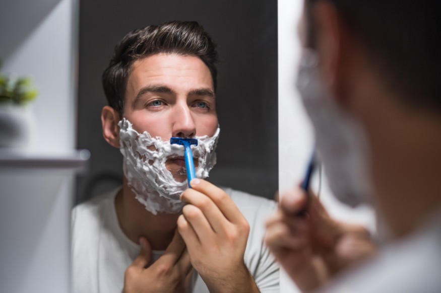 shave, razor