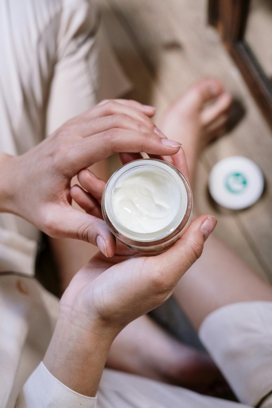 woman skincare