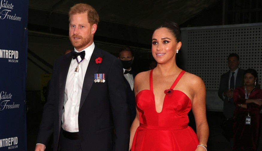 Meghan Markle Rewears 2021 Red Gown, But People Are Loving Her New 'Twists' to the Look This Time