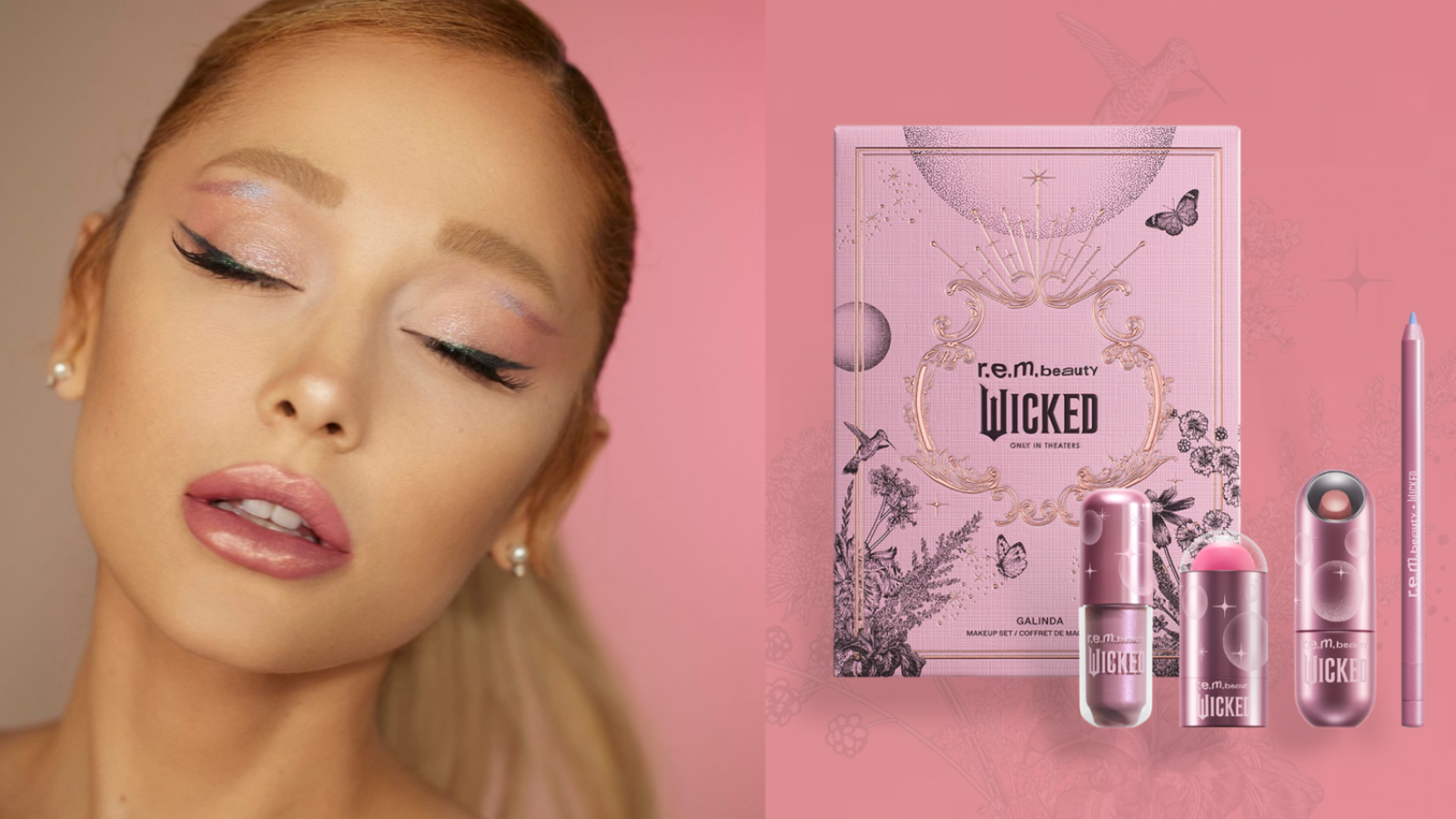 口紅 r.e.m. beauty Wicked Galinda makeup set recreate-ariana-grandes-glinda